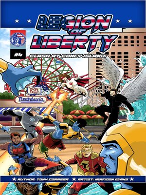 cover image of Legion of Liberty Issue #4--"Clash At Coney Island!"